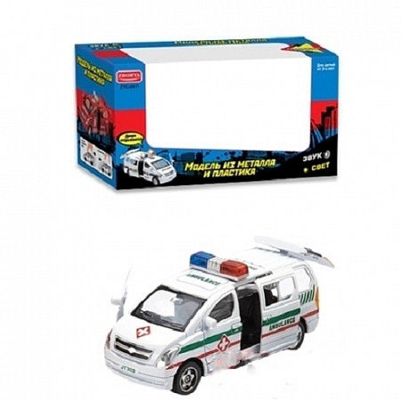 Машинка Ausini ZYC-0411-1/2/3 ambulance