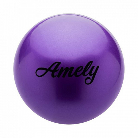 Мяч для художественной гимнастики Amely AGB-101 15 см purple