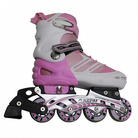 Роликовые коньки Kepai SS-CHIN-STAR-2 white/pink