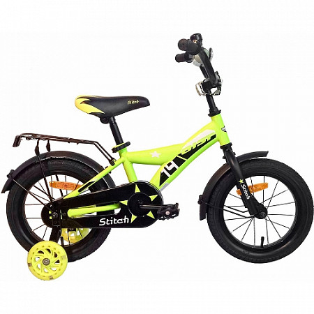 Велосипед Aist Stitch 14" (2019) Yellow