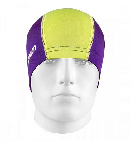 Шапочка для плавания СК (Спортивная коллекция) Д-040 purple/lime