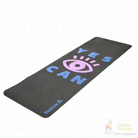 Коврик для йоги Reebok "YES I CAN" RAYG-11040POE-YS