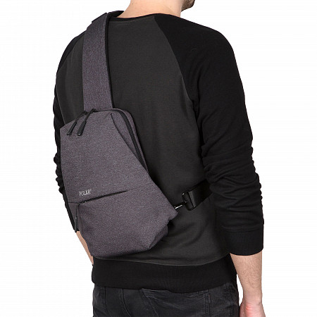 Однолямочный рюкзак Polar П0309 black