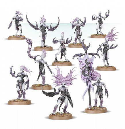 На картинке изображен Фигурки Games Workshop Warhammer: Daemons of Slaanesh Daemonettes 97-09 Фигурки Games Workshop Warhammer: Daemons of Slaanesh Daemonettes 97-09
