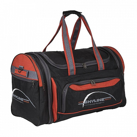 Спортивная сумка Polar 6069.1с black/dark orange