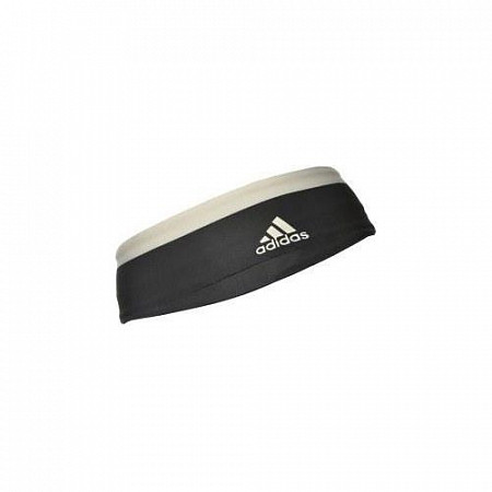 На картинке изображен Повязка на голову Adidas ADYG-30221BKWH Black/White Повязка на голову Adidas ADYG-30221BKWH Black/White