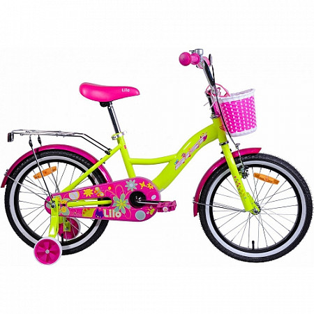 Велосипед Aist Lilo 18" (2019) Yellow/Pink