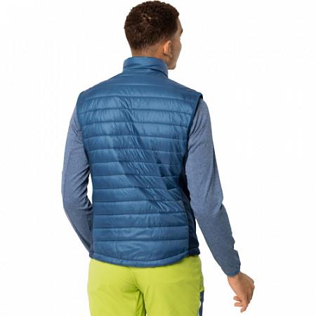 Ветрозащитный утепленный жилет мужской Jack Wolfskin Routeburn Vest M indigo blue