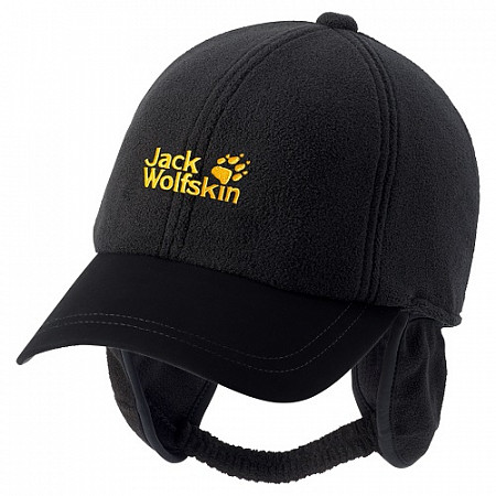 На картинке изображен Шапка Jack Wolfskin Cap Stormlock Blizzard black Шапка Jack Wolfskin Cap Stormlock Blizzard black