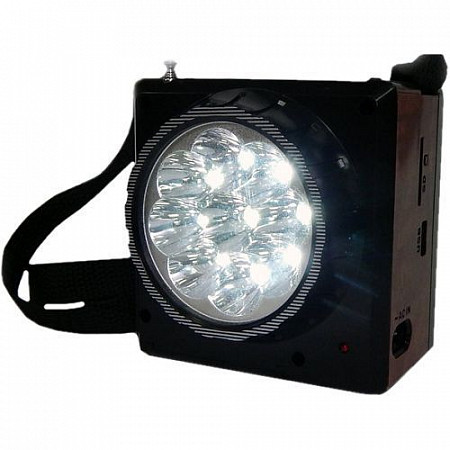 Кемпинговый радиоприемник с фонарем Fisher