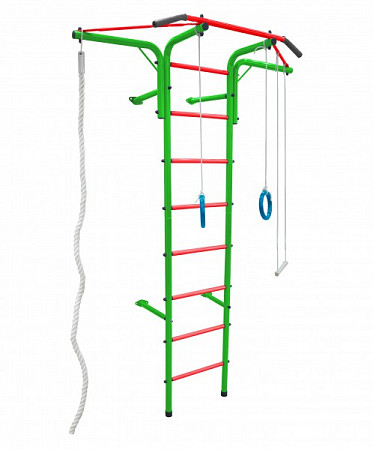 Шведская стенка (детский спортивный комплекс) Absolute Champion Самолет green/red