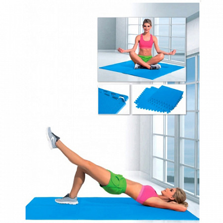 На картинке изображен Коврик для фитнеса секционный Bradex SF 0242 Коврик для фитнеса секционный Bradex SF 0242