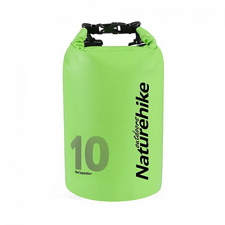 Герморюкзак Naturehike 250D Waterproof 10 л light green