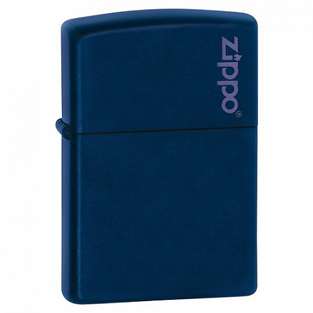 Зажигалка Zippo Zippo Logo - Navy Matte 239ZL