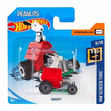 Машинка Hot Wheels Базовой коллекции Snoopy 9/10 (5785 GHC81)