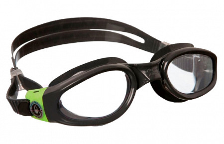 На картинке изображен Очки для плавания Aqua Sphere Kaiman Grey/lime 173680 Очки для плавания Aqua Sphere Kaiman Grey/lime 173680