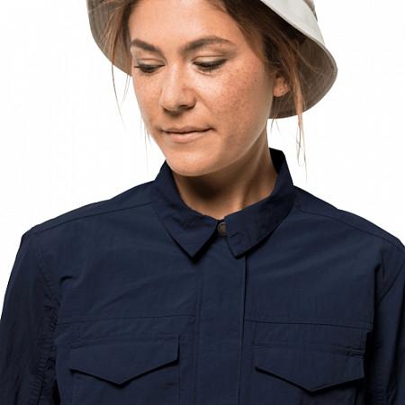 Куртка летняя женская Jack Wolfskin Lakeside Fieldjacket W midnight blue