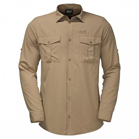 Рубашка мужская Jack Wolfskin Atacama Roll-up Shirt beige