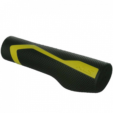 Грипсы анатомические Kellys Token LockOn 130мм 1шт black/yellow