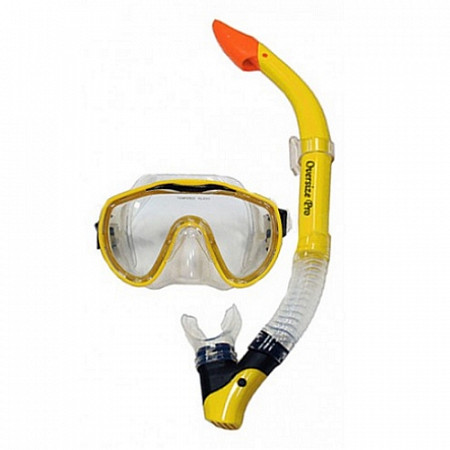 Маска для плавания Oversize Pro (в комплекте 327SS Aqua Lung Sport) yellow 60721G