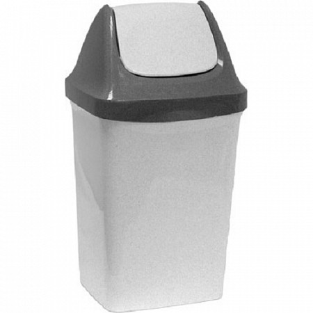 Контейнер для мусора Idea Свинг 25 л М2463 white