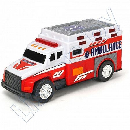 Машинка Dickie Toys Action Series Ambulance 15 см (203302013)