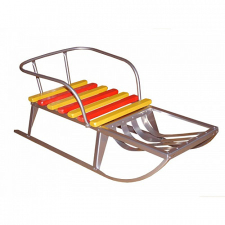 На картинке изображен Санки со спинкой М-003 Санки со спинкой М-003