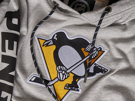 Толстовка подростковая Atributika&Club NHL Pittsburgh Penguins 366770 grey