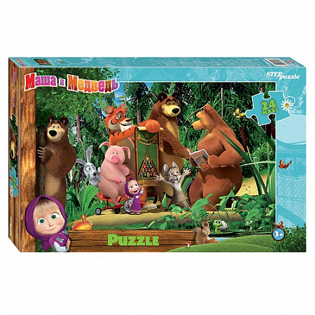 Пазл Step Puzzle Maxi 24 Маша и Медведь 2 90048