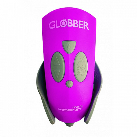 Многофункциональный фонарь-звонок Globber 525-110 pink