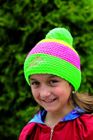 Шапка детская SportCool 44/1 Green/Pink/Yellow