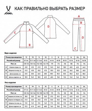 Костюм спортивный Jogel CAMP Lined Suit blue/dark blue