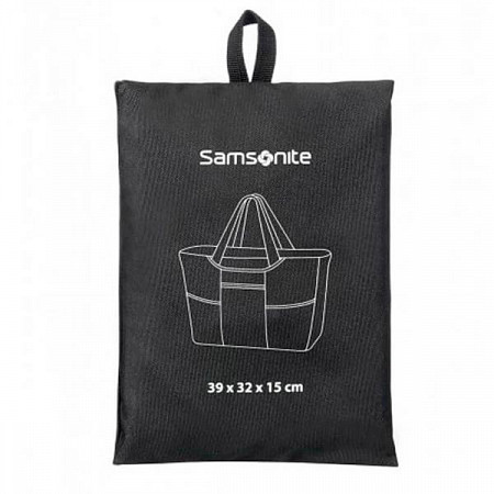 На картинке изображен Складная сумка Samsonite Travel Accessories U23-09613 Black Складная сумка Samsonite Travel Accessories U23-09613 Black