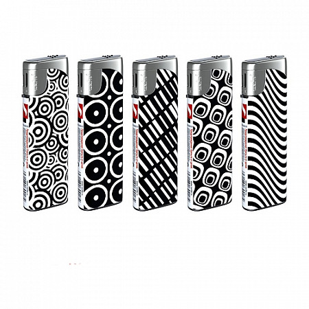 Зажигалка пьезо многоразовая WP Geometry/Black Cap XHD101 WP