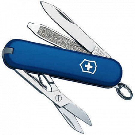 На картинке изображен Нож перочинный Victorinox Classic 58 мм 7 функций 0.6223.2 Нож перочинный Victorinox Classic 58 мм 7 функций 0.6223.2