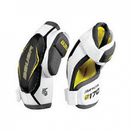 Налокотники Bauer Supreme S170 S17 Yth white/yellow