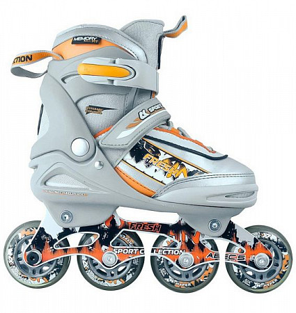 Роликовые коньки Спортивная коллекция Fresh orange