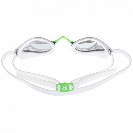 Очки для плавания Mad Wave Record Breaker Mirror white/green