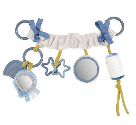 Погремушка Canpol babies Toy Pastel Friends для коляски/автокресла 0м+ (68/072_grey) grey