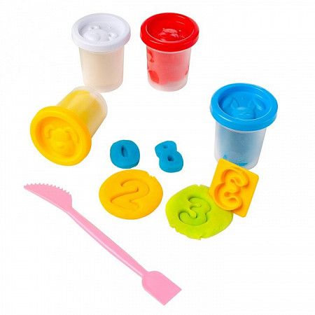 Набор для лепки Genio Kids-Art Тесто-пластилин Веселые цифры  TA2006