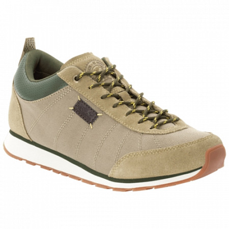На картинке изображен Полуботинки мужские Jack Wolfskin Mountain Dna Low M khaki / dark moss Полуботинки мужские Jack Wolfskin Mountain Dna Low M khaki / dark moss