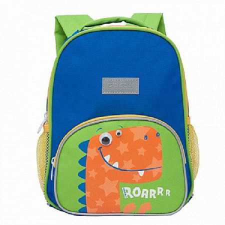 Рюкзак детский GRIZZLY RK-076-6 /1 blue/light green