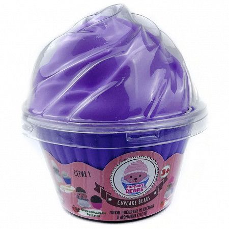 Плюшевый Мишка в ароматном кексе Premium Toys черничный смузи (1610033) violet