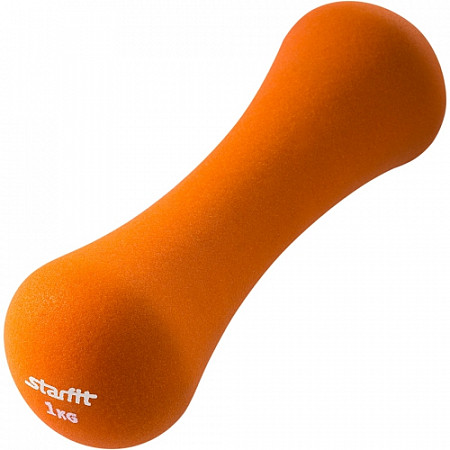 Гантель неопреновая Starfit DB-202 1 кг orange