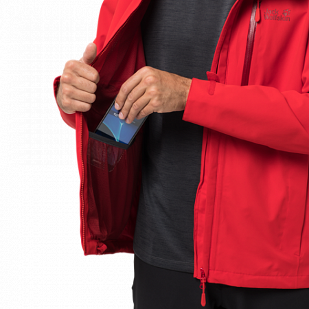 Куртка мужская Jack Wolfskin Keplar Trail Jacket M peak red