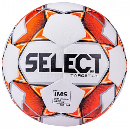 Мяч футбольный Select Target DB IMS 815217, №5, white/orange/grey