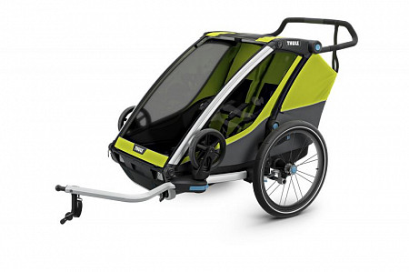Детская мультиспортивная коляска Thule Chariot Cab2 Chartreuse (10204001)