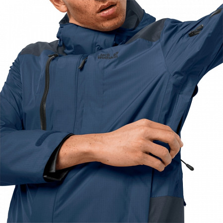Куртка мужская Jack Wolfskin Brecon Range Jkt M dark indigo