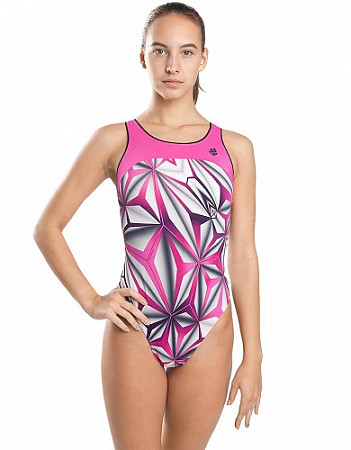 Купальник спортивный женский Mad Wave Kaleidoscope pink