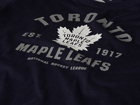 На картинке изображен Футболка подростковая Atributika&Club NHL Toronto Maple Leafs 30830 navy Футболка подростковая Atributika&Club NHL Toronto Maple Leafs 30830 navy